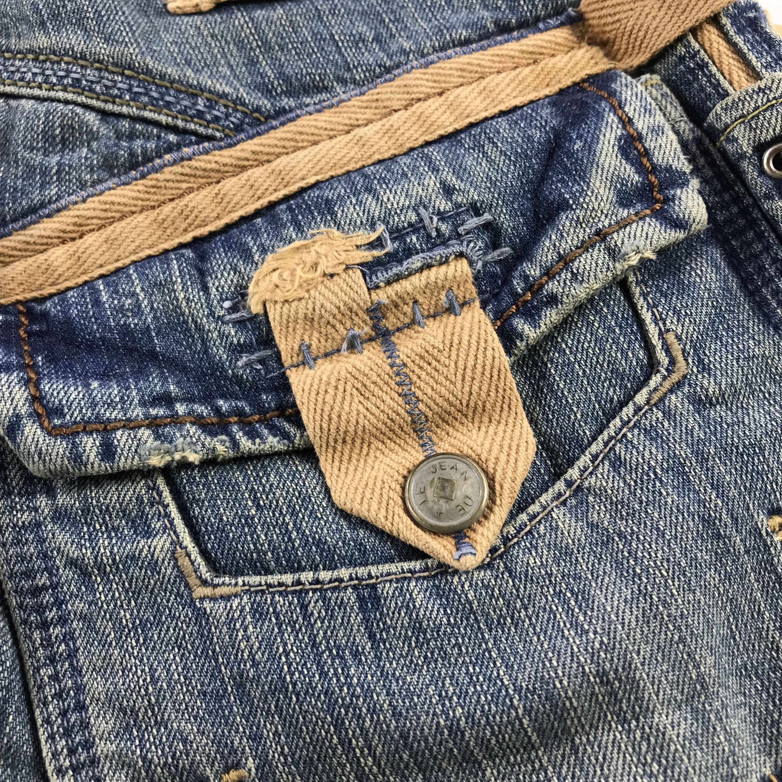 Marithe + Francois Girbaud Marithe Francois Girbaud Jeans Biker Denim KJ3195 Size US 30 / EU 46 - 9 Thumbnail