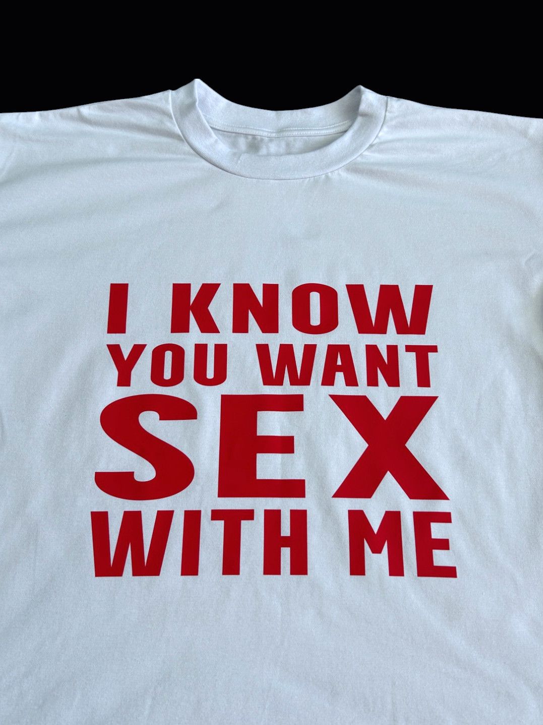 Vintage STREETWEAR 🔥I KNOW U WANT SEX WITH ME TEE CALL ME 90s Size US M / EU 48-50 / 2 - 8 Thumbnail
