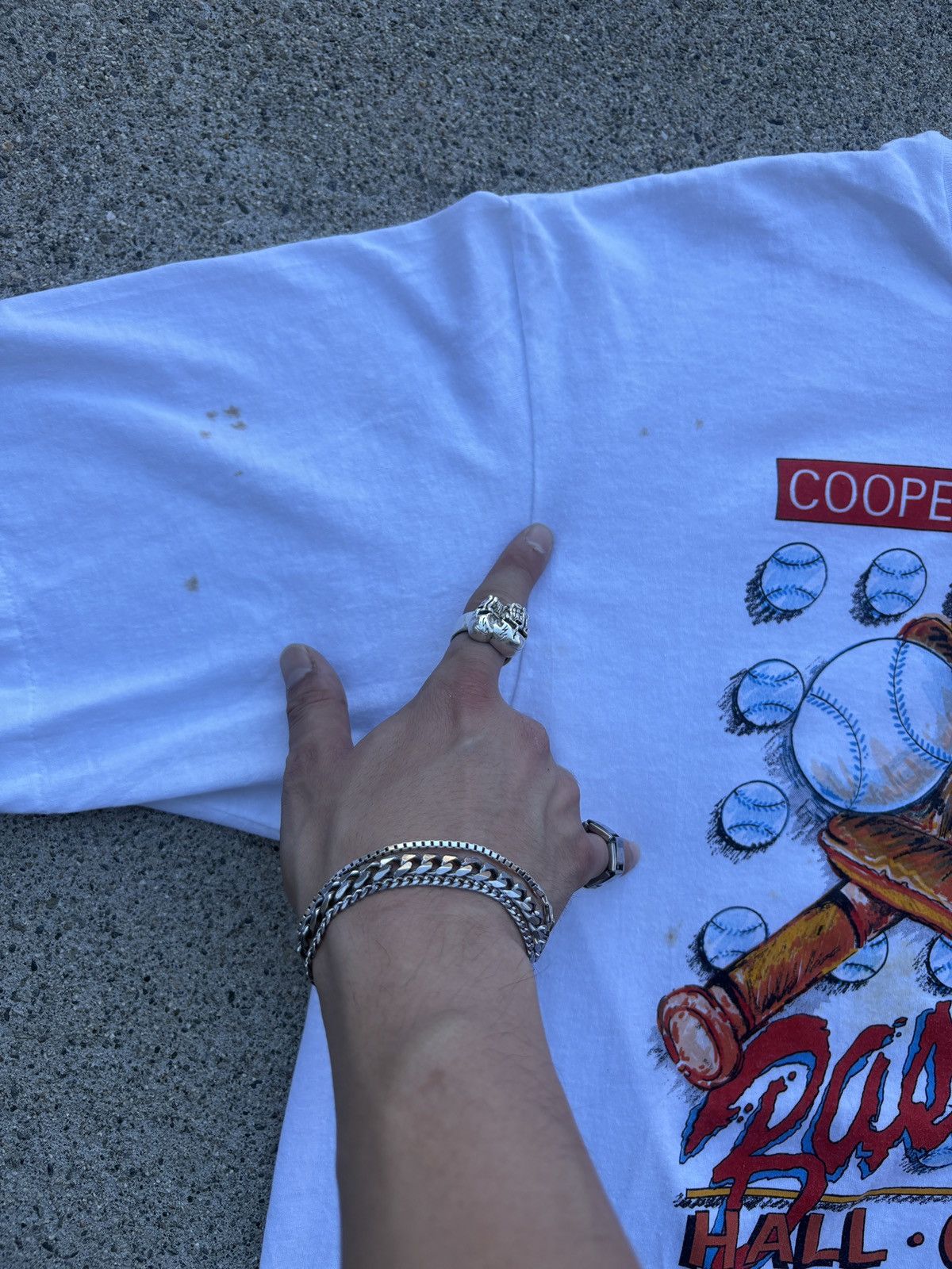 Cooperstown Collection 1990 Hanes Cooperstown Baseball Hall of Fame T-Shirt Size XL Size US XL / EU 56 / 4 - 8 Thumbnail