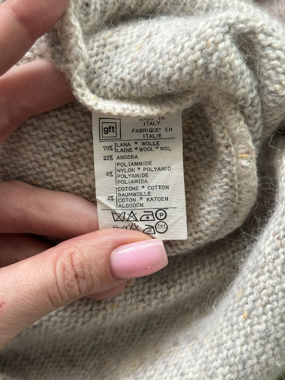 Valentino × Vintage Valentino 1990s archive vintage wool angora blend sweater Size US L / EU 52-54 / 3 - 6 Thumbnail