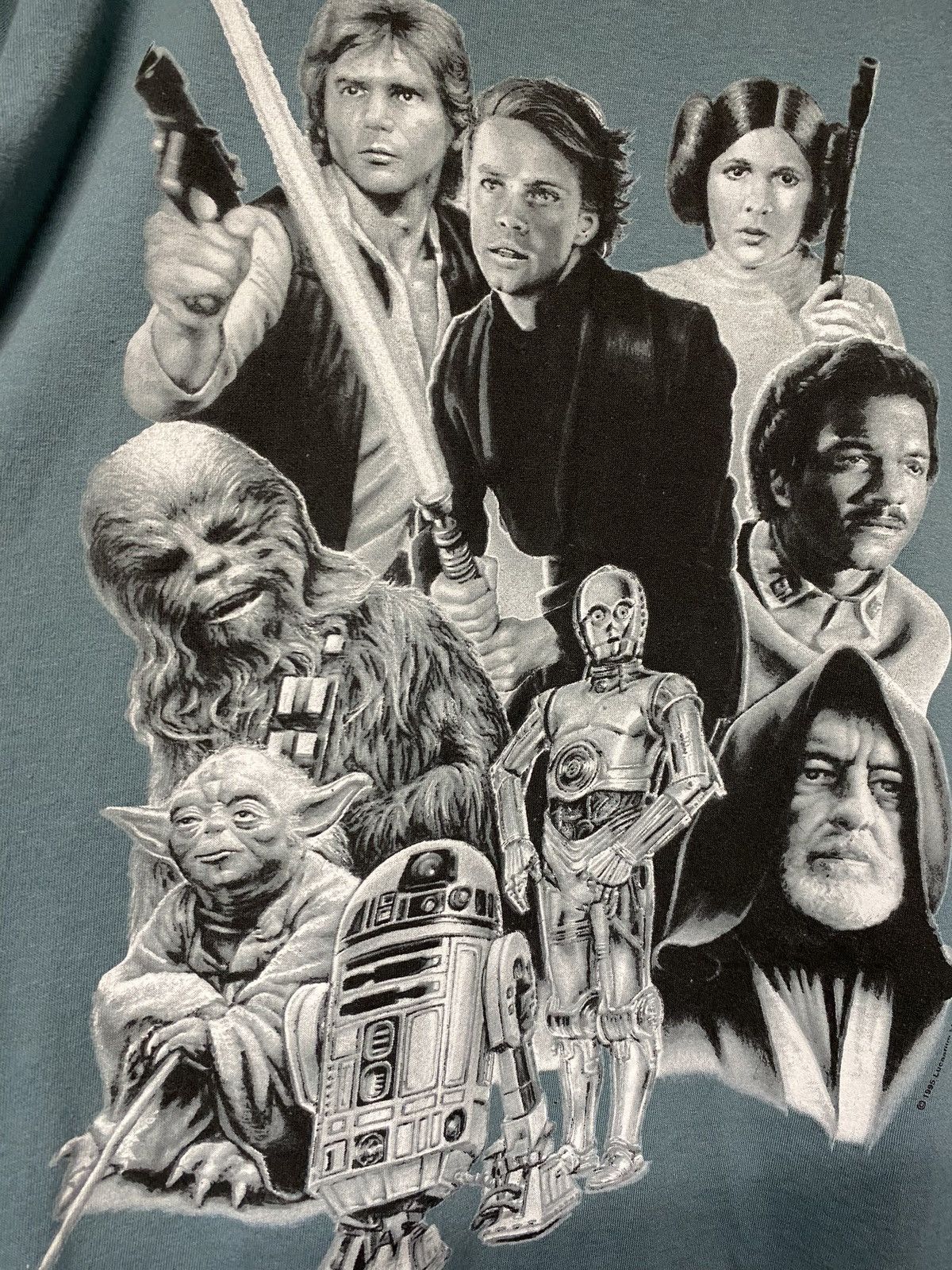 Star Wars × Vintage Vintage 90’s Star Wars Movie Tee Shirt Medium Size US M / EU 48-50 / 2 - 4 Thumbnail