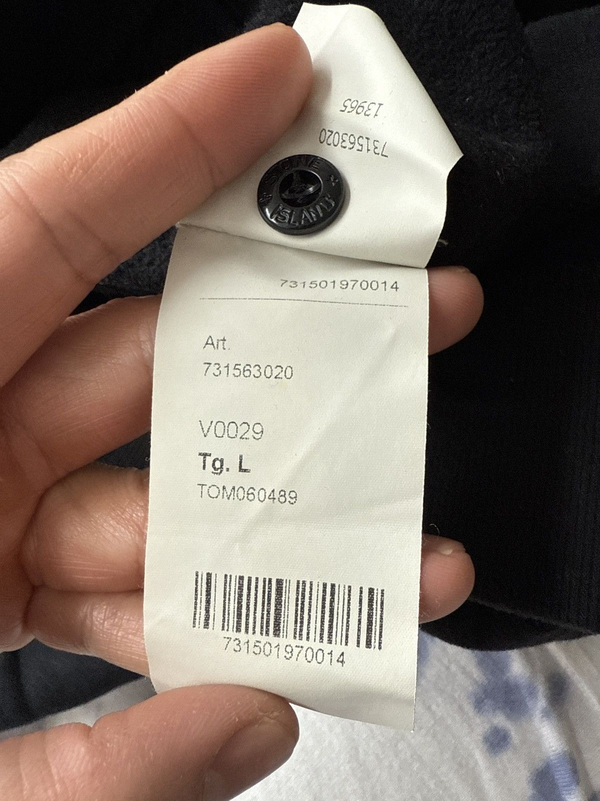 Stone Island Stone Island Garment Dyed Crew Neck - Black - Large Size US L / EU 52-54 / 3 - 6 Thumbnail