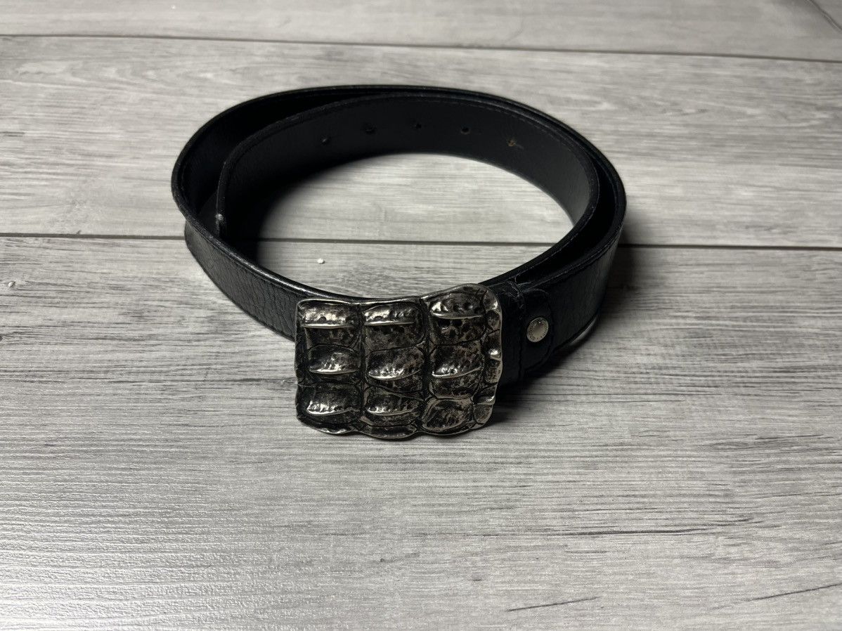Japanese Brand Avant garde genuine leather belt size S/M Size ONE SIZE - 2 Thumbnail