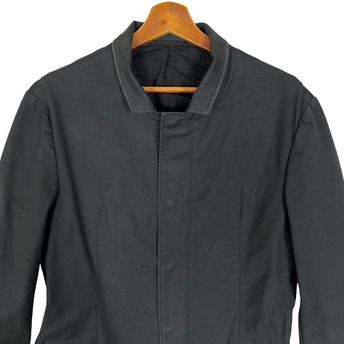 Armani Collezioni Mandarin Collar Blazer Size US M / EU 48-50 / 2 - 2 Thumbnail