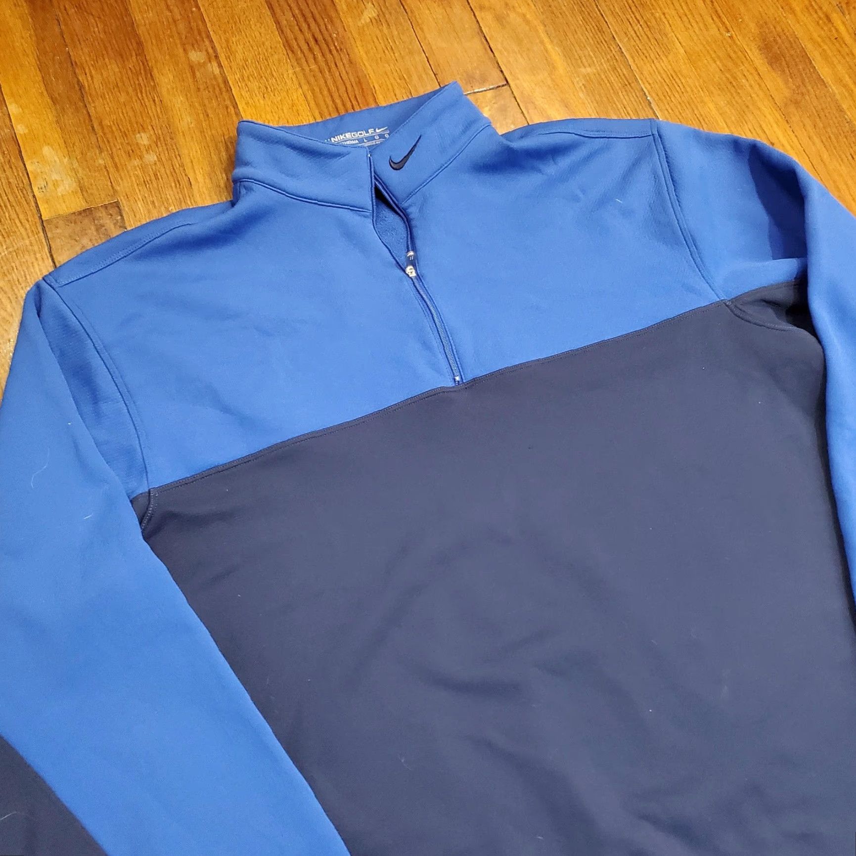 Nike Nike Golf Sweatshirt Mens L Blue 1/4 Zip Therma-FIT Pullover 353838-493 Size US L / EU 52-54 / 3 - 4 Thumbnail