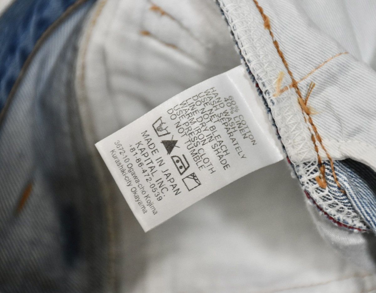 Kapital Kapital Kountry Reworked Denim Shorts W32 Size US 32 / EU 48 - 13 Thumbnail