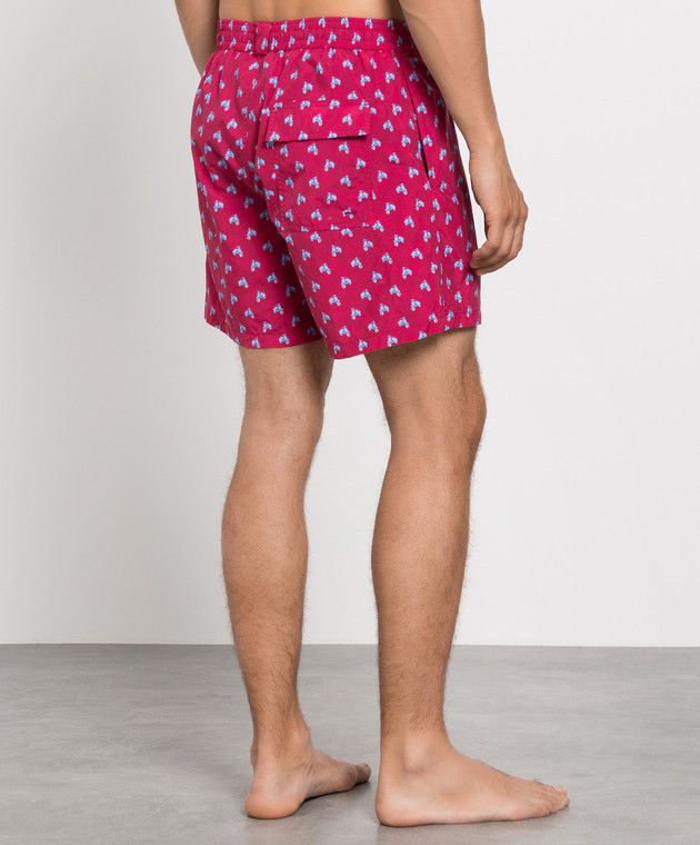 Loro Piana o1srvl11e1024 Bay Swim Short in Red Size US 32 / EU 48 - 4 Thumbnail