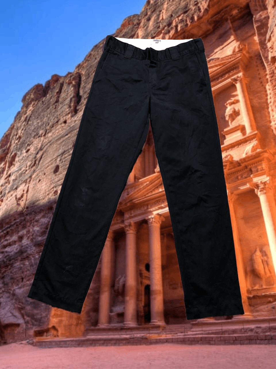 Carhartt Vintage black jeans Y2K Carhartt logo streetwear Size US 32 / EU 48 - 1 Thumbnail
