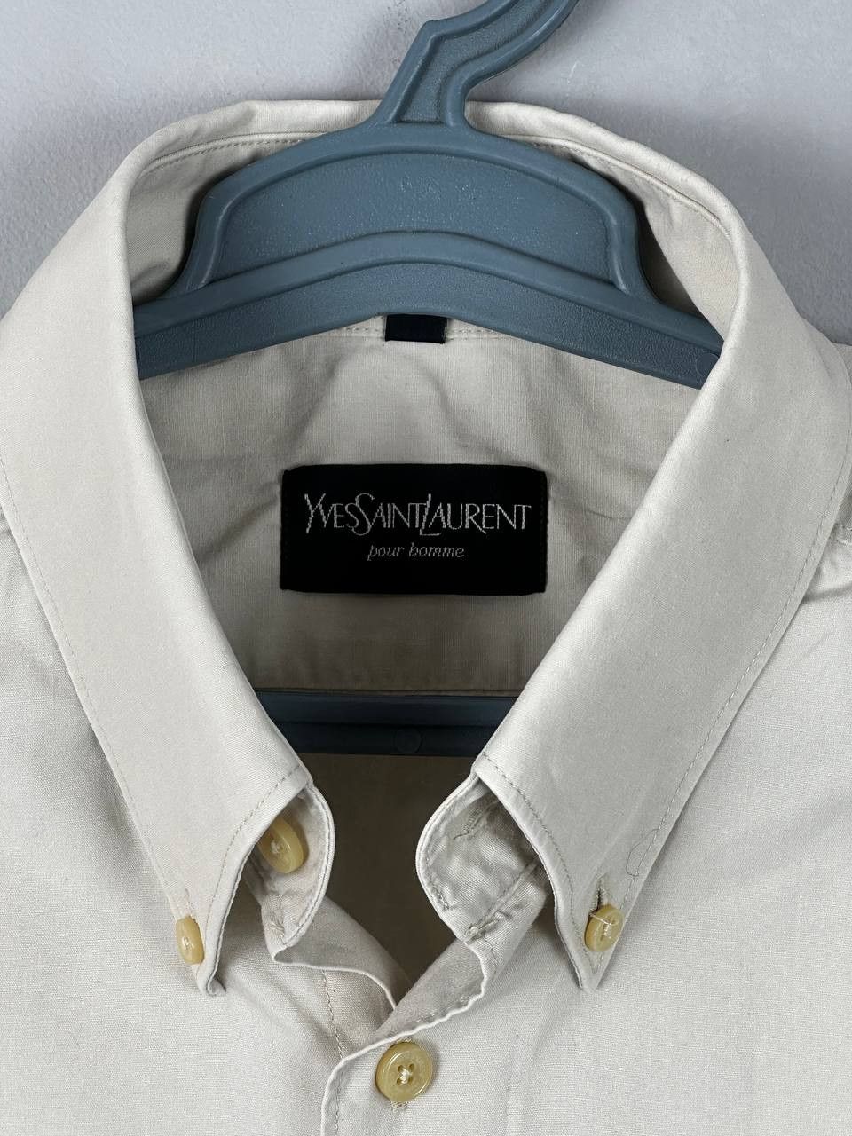 Yves Saint Laurent Vintage Yves Saint Laurent YSL Short Sleeve Shirt Size US L / EU 52-54 / 3 - 5 Thumbnail
