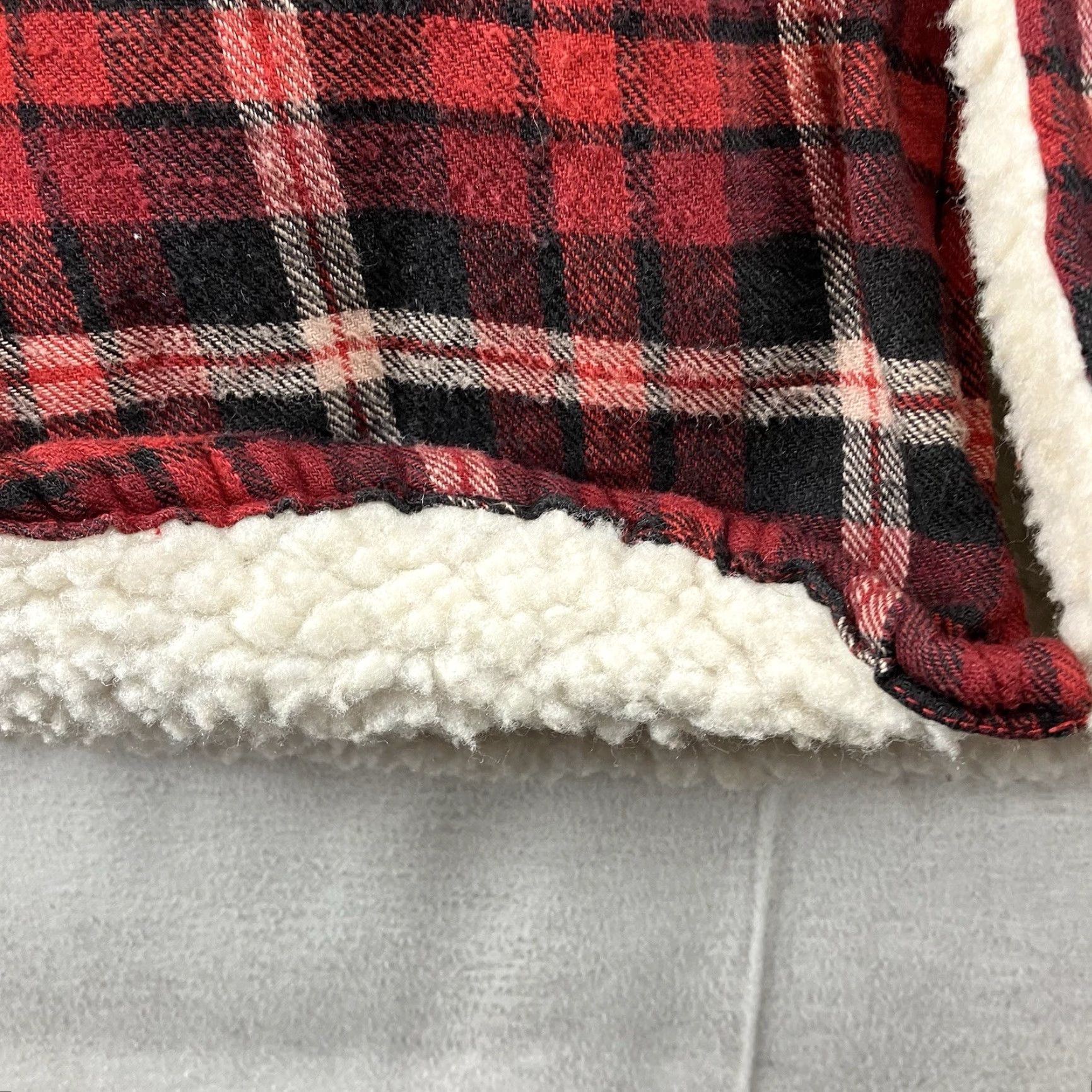 Vintage Vintage 90s Sherpa Lined Flannel Jacket XL Button Up HEAVYWEIGHT Shaket 52x32 Size US XL / EU 56 / 4 - 7 Thumbnail