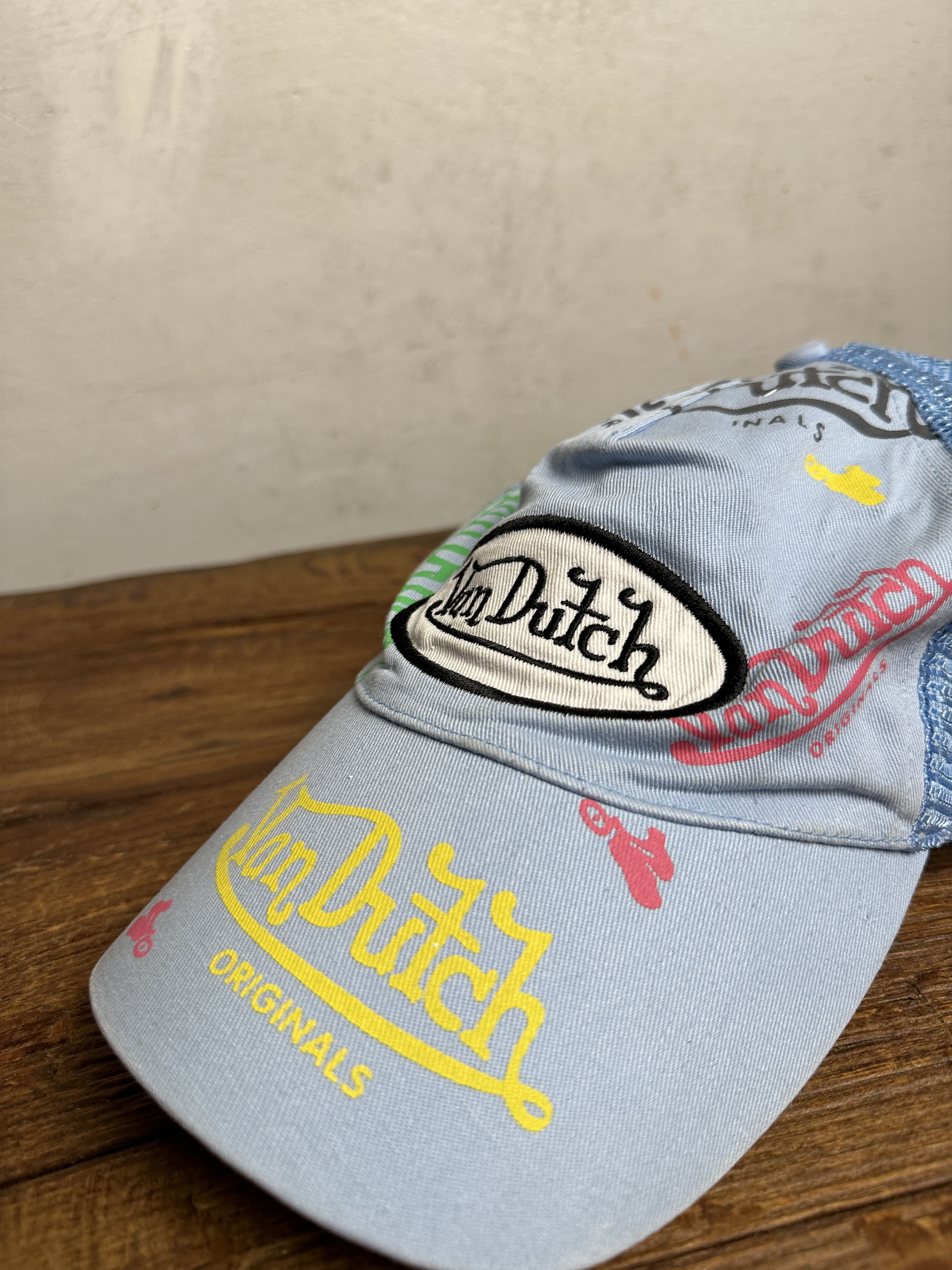 Vintage Von Dutch Logo Mesh Cap Size ONE SIZE - 5 Thumbnail