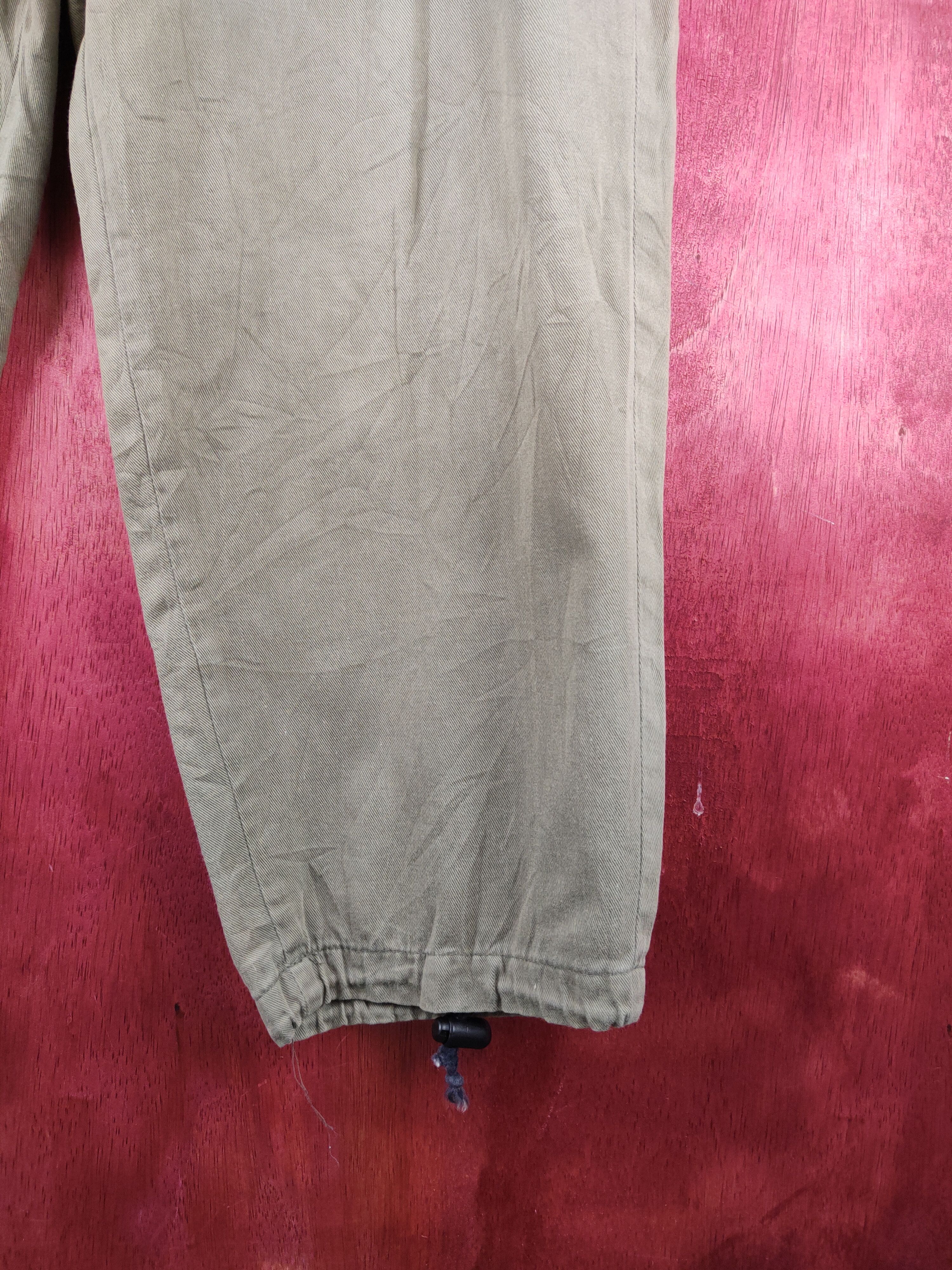 Japanese Brand VINTAGE Gueho Wear Dark Olive Faded Cargo Pants N#33 Size US 32 / EU 48 - 7 Thumbnail