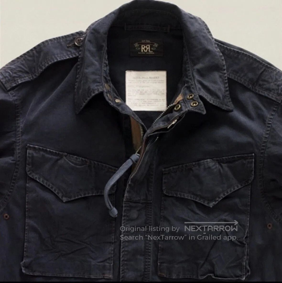 RRL Ralph Lauren classic military style parka jacket. Size US M / EU 48-50 / 2 - 4 Thumbnail