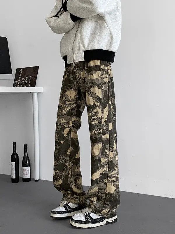 Japanese Brand × Jean Retro loose washed wide leg jeans Size US 32 / EU 48 - 2 Thumbnail