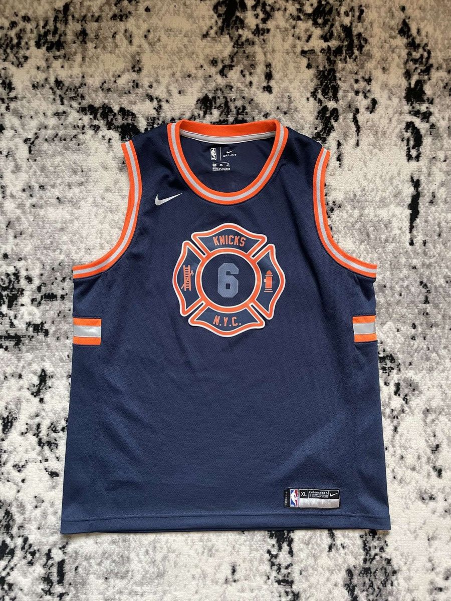 NBA × Nike × Vintage New York Knicks Jersey Nike Nba Prozingis 6 Xl Size US XL / EU 56 / 4 - 1 Thumbnail