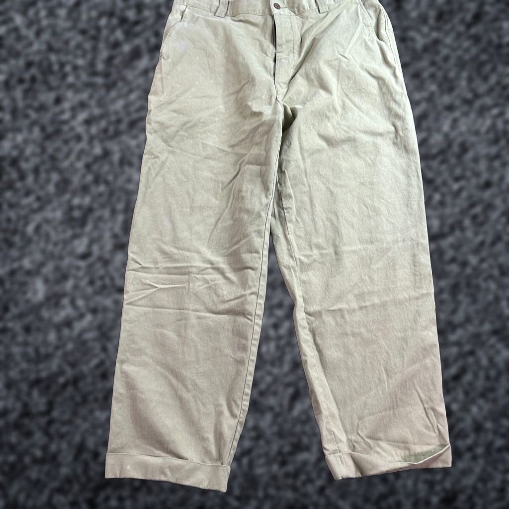 Tommy Bahama Tommy Bahama Pants Mens 36 Beige Chino Cotton Blend Flat Front Pockets Vintage No N/A Size US 36 / EU 52 - 1 Thumbnail