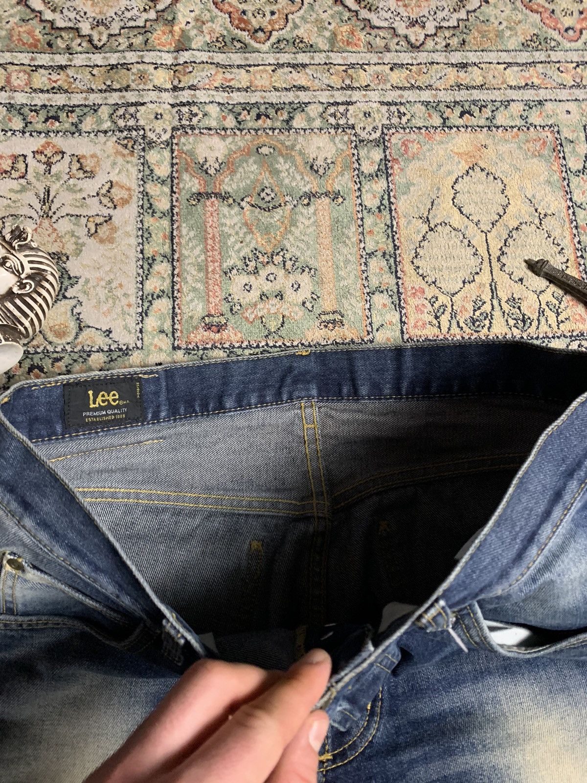 Lee × Vintage Vintage Lee Denim Jeans Size US 33 - 6 Thumbnail