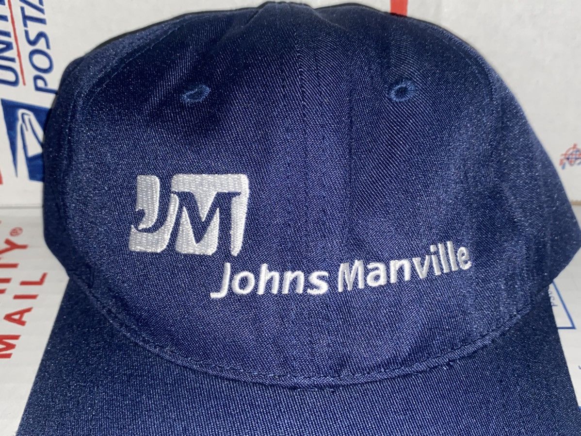 Other Johns manville lowe’s velcro baseball cap dad hat roofing ! Size ONE SIZE - 2 Thumbnail