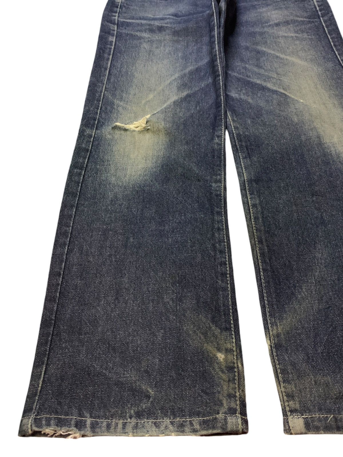 Armani Vintage Italy Giorgio Armani Mud Wash Distressed Loose Jeans Size US 34 / EU 50 - 6 Thumbnail