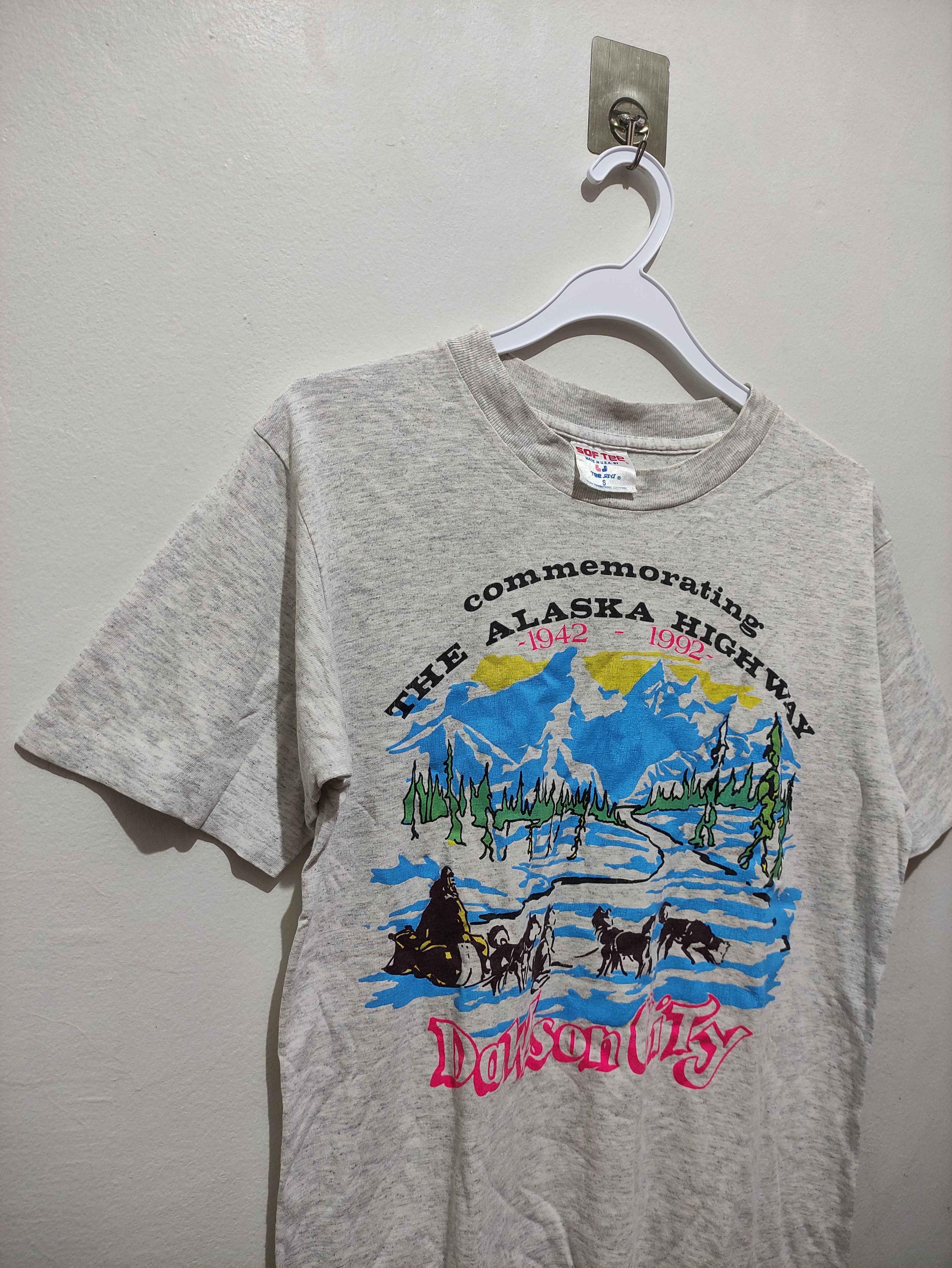 Vintage Vintage Alaska Highway 50th Anniversary T-Shirt Soft Tee Size US S / EU 44-46 / 1 - 6 Thumbnail