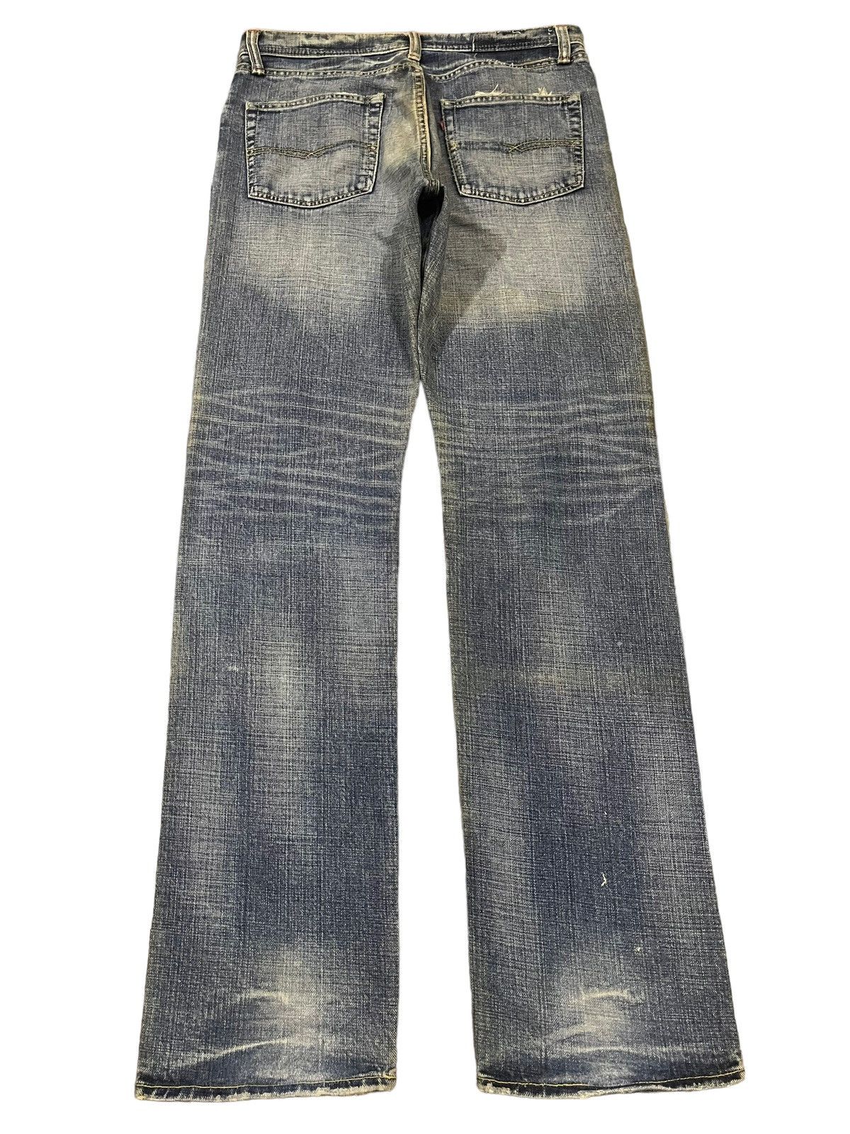 Evisu Vintage Japanese Brand Blue Wash Distressed Style Jeans Size US 32 / EU 48 - 2 Thumbnail