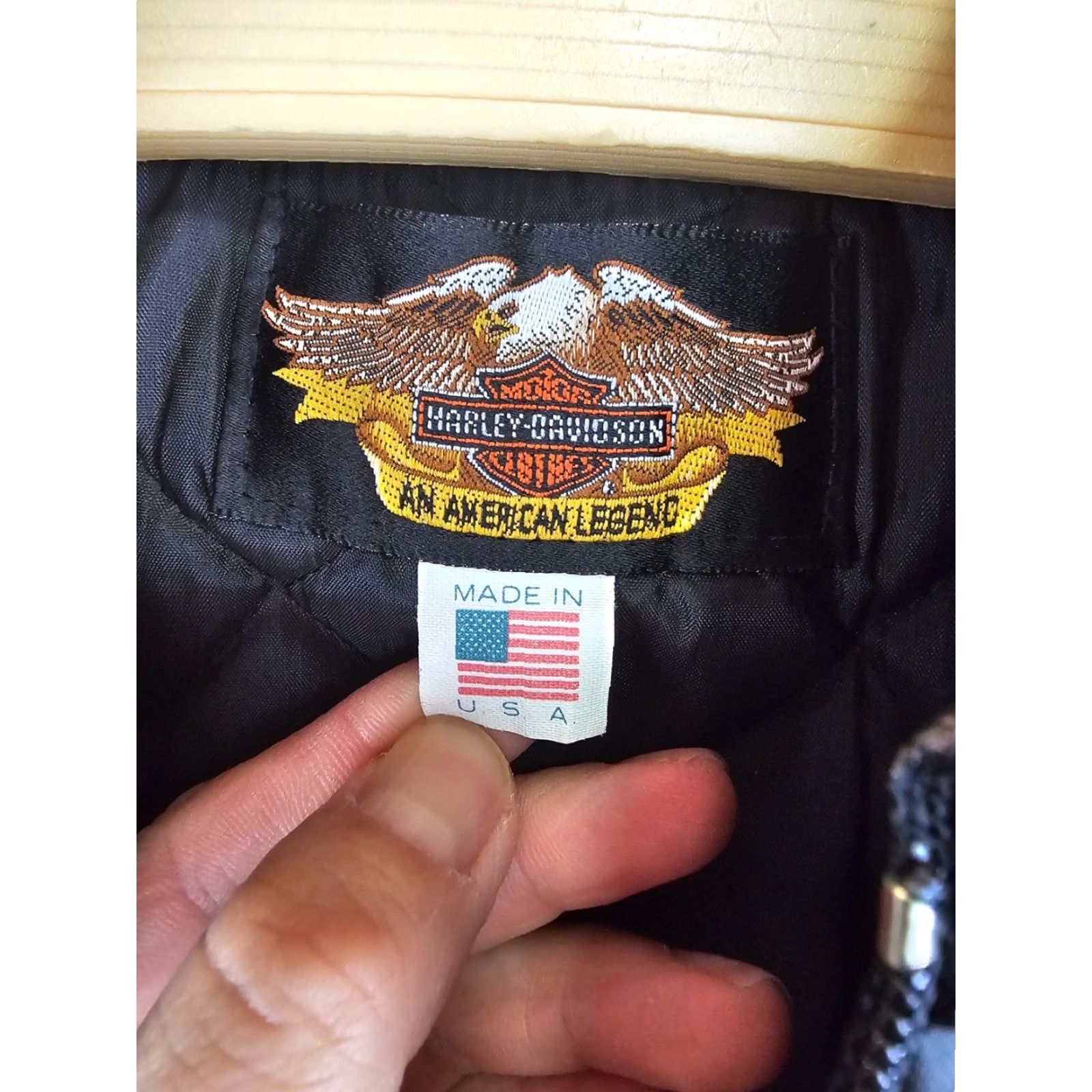 Harley Davidson VINTAGE Harley-Davidson MOTORCYLE BLACK NYLON JACKET SZ SMALL M Made in USA Mens Bomber Jacket Size US S / EU 44-46 / 1 - 7 Thumbnail
