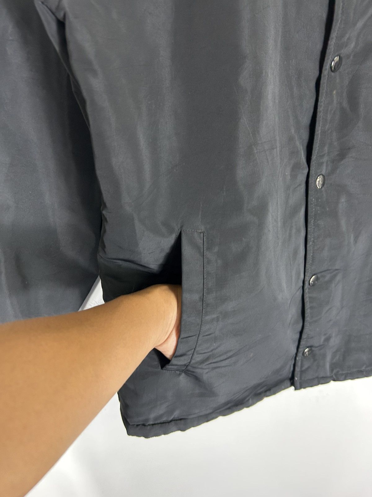 Thrasher Y2K Thrasher Sherpa-Lined Coach Jacket – Black Skateboarding Size US M / EU 48-50 / 2 - 7 Thumbnail