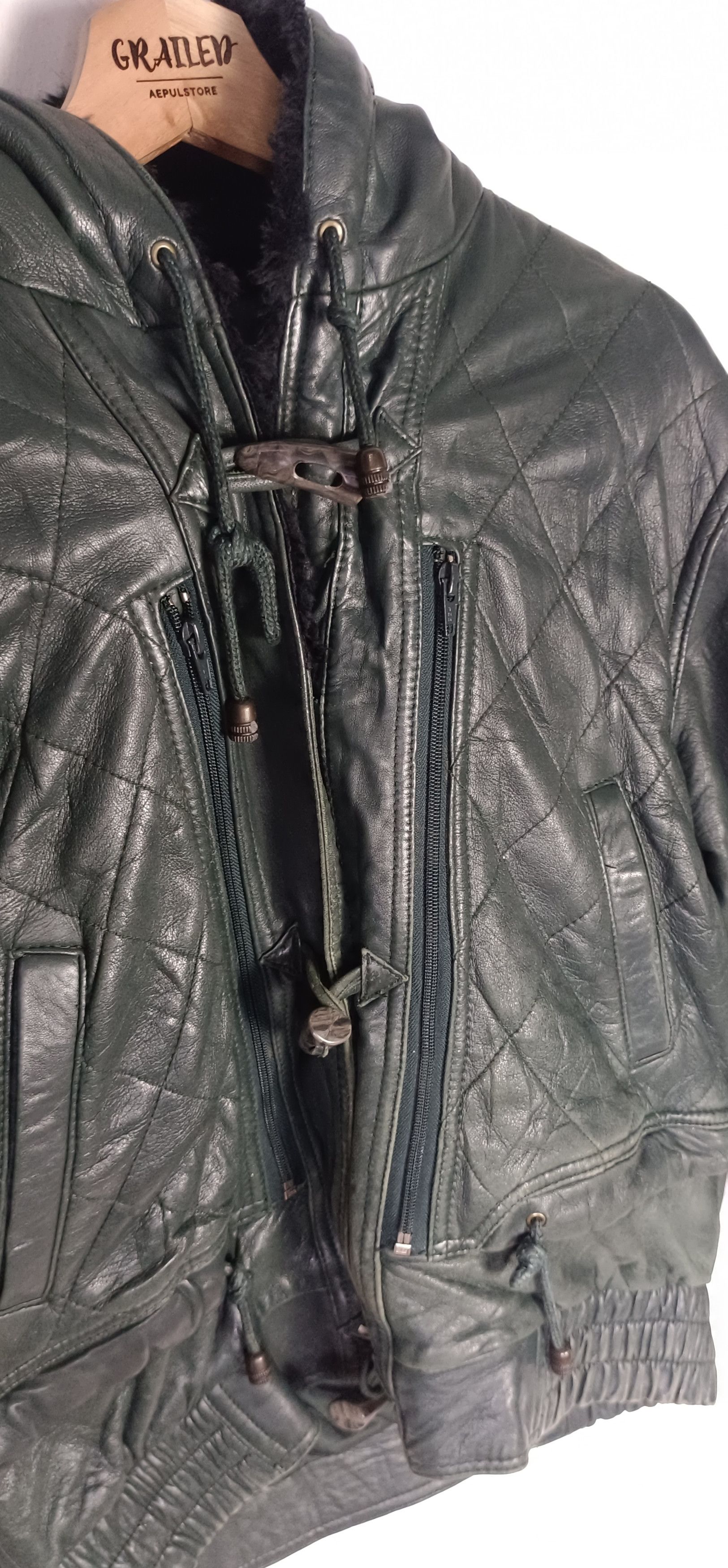 Japanese Brand Vintage🔥 City Gang Kaye Webb Leather Jacket Size US L / EU 52-54 / 3 - 12 Thumbnail