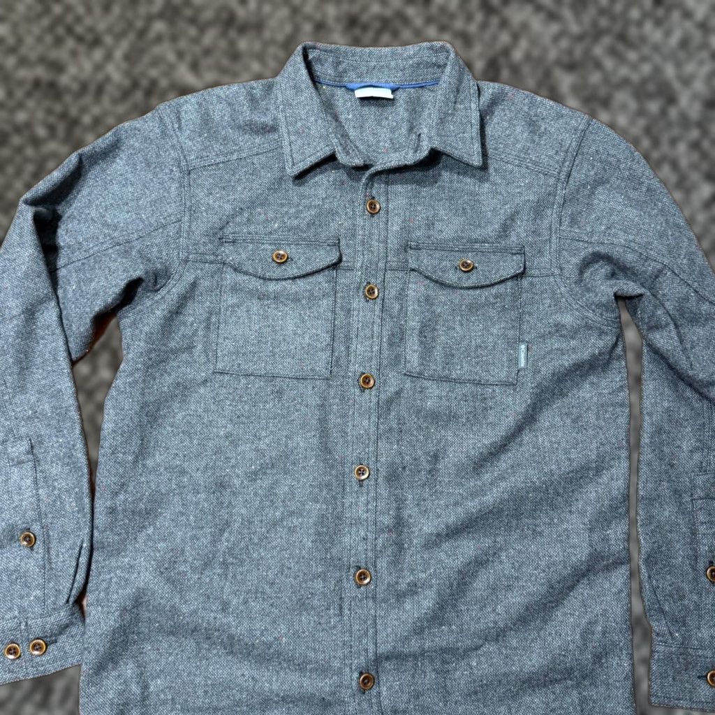 Vintage VINTAGE Columbia Shirt Mens Sage M Button Up Wool Long Sleeve Work Jacket Thick Knit P12 Size US M / EU 48-50 / 2 - 1 Thumbnail