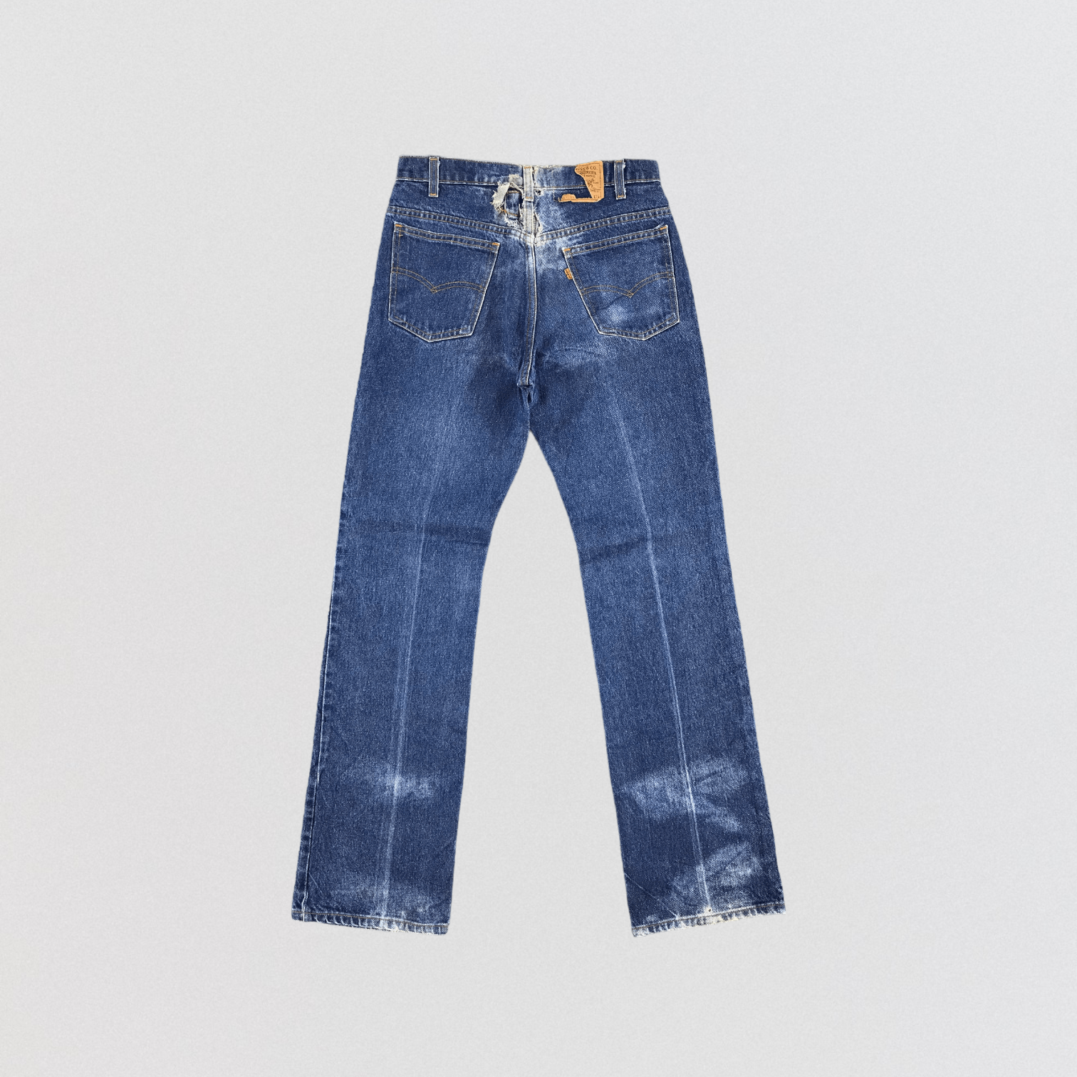 Levi's × Vintage Vintage 80s Blue Wash Levis 517 Flare Jeans-JM2034 Size US 31 - 2 Thumbnail