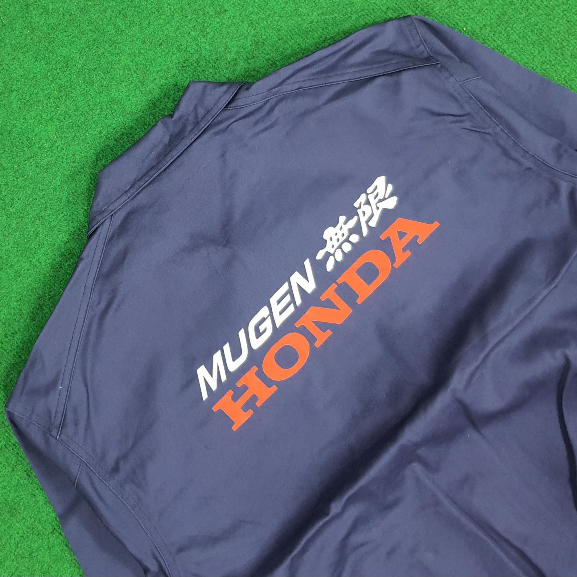 Japanese Brand × Vintage Vintage HONDA Mugen Japan Racing Jacket With Fan Holes Size US L / EU 52-54 / 3 - 2 Thumbnail