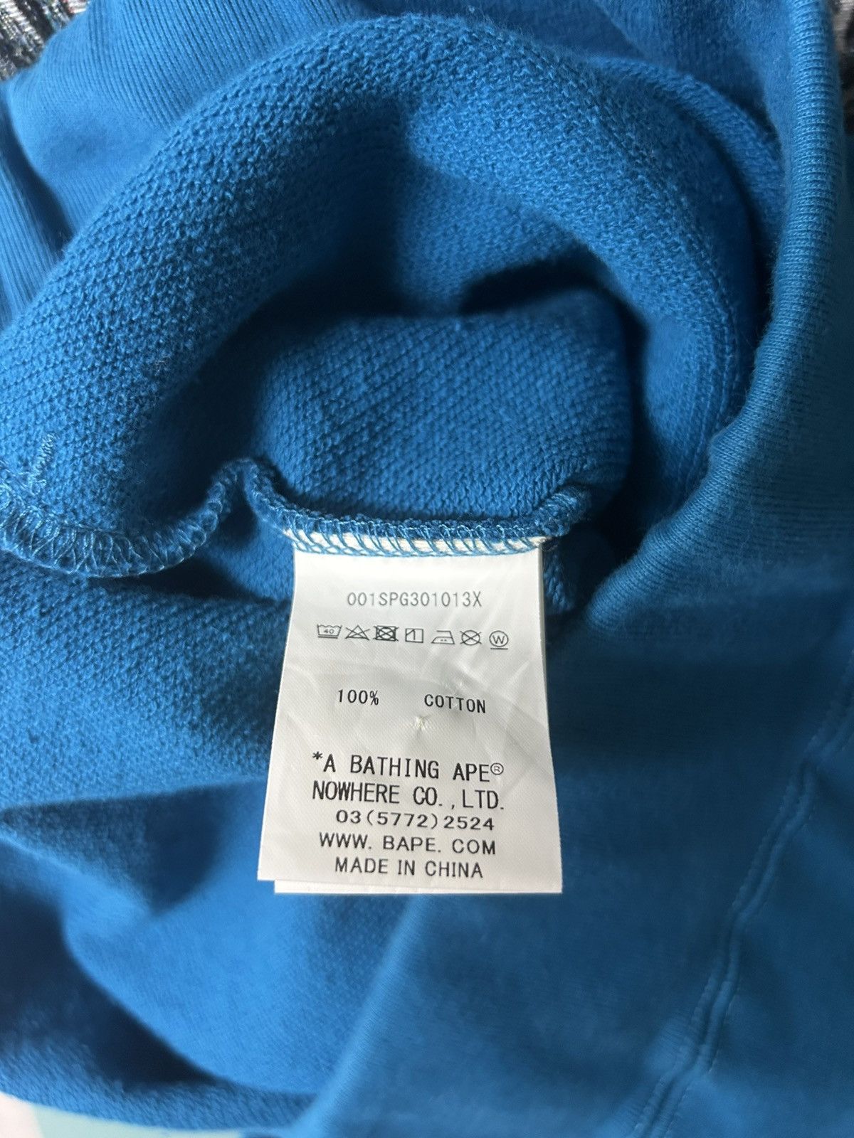 Bape Bape Shark Logo Blue Sweat Shorts NWT Size US 36 / EU 52 - 8 Thumbnail