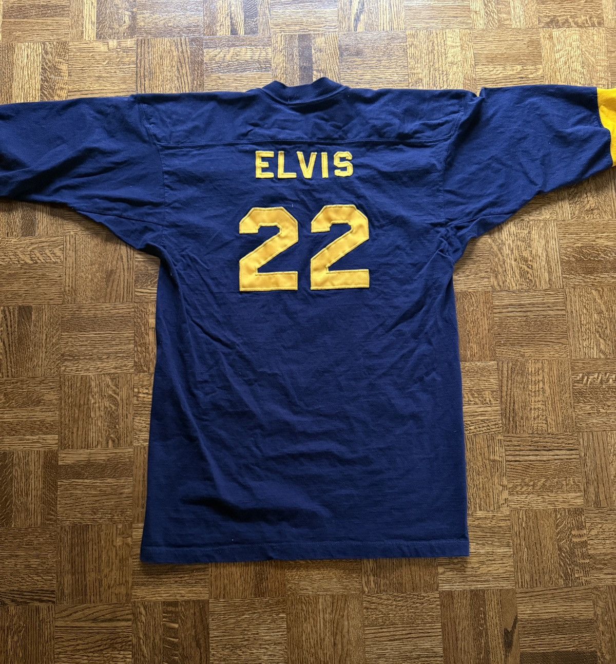 Vintage Vintage Russell Athletic Fraternity Jersey Embroidered Tee Size US XL / EU 56 / 4 - 3 Thumbnail