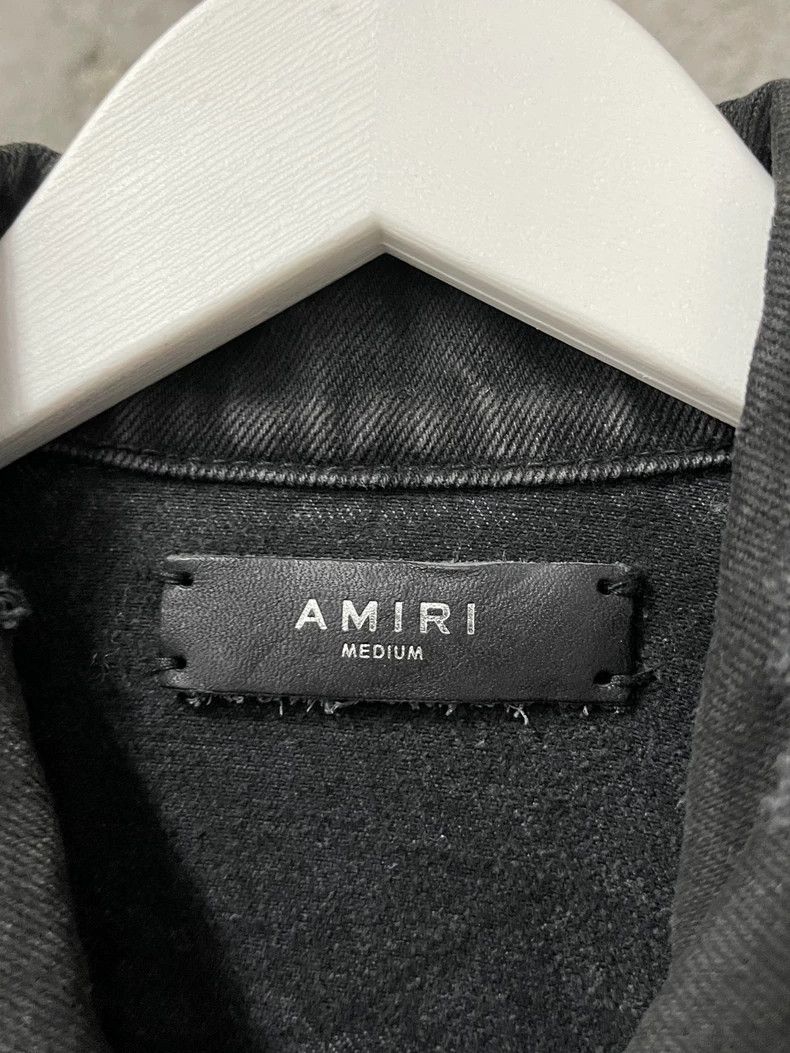 Other Amiri washed black MX2 denim jacket Size US M / EU 48-50 / 2 - 5 Thumbnail