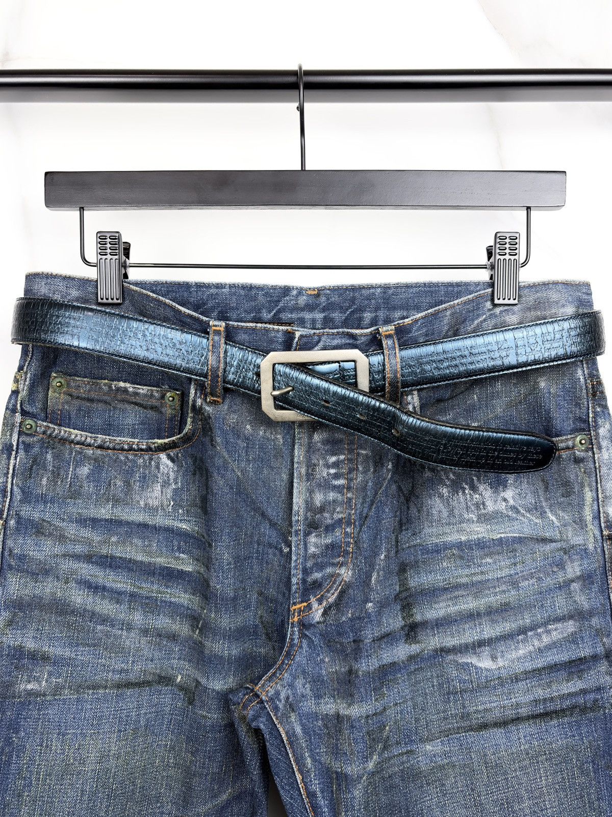 Undercover SS09 Undercover Neoboy Patti Smith Poem Leather Belt Size ONE SIZE - 1 Thumbnail