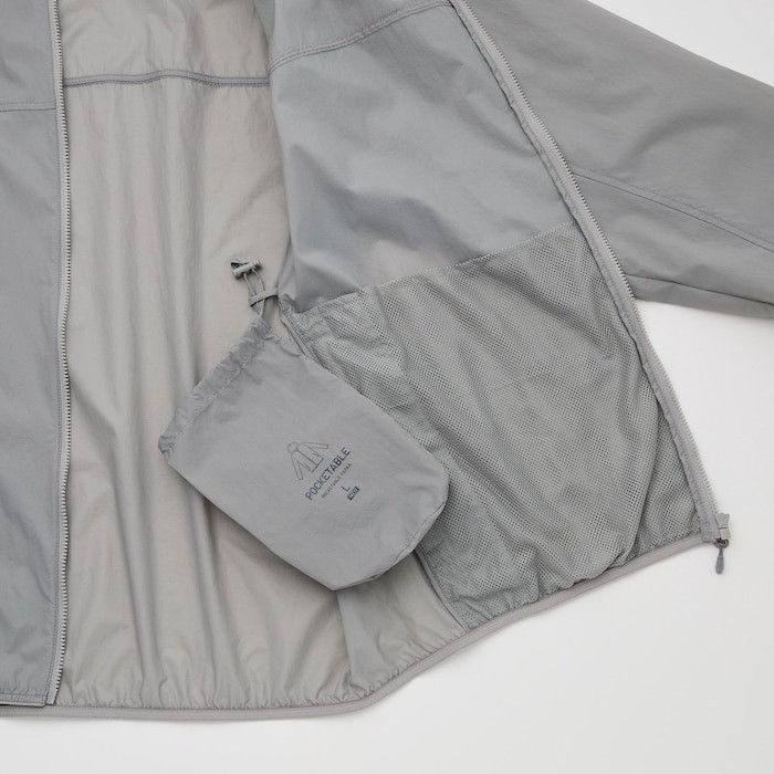 Uniqlo Uniqlo Pocketable 3D Cut Parka Windbreaker (2022) - Silver Size US M / EU 48-50 / 2 - 3 Thumbnail