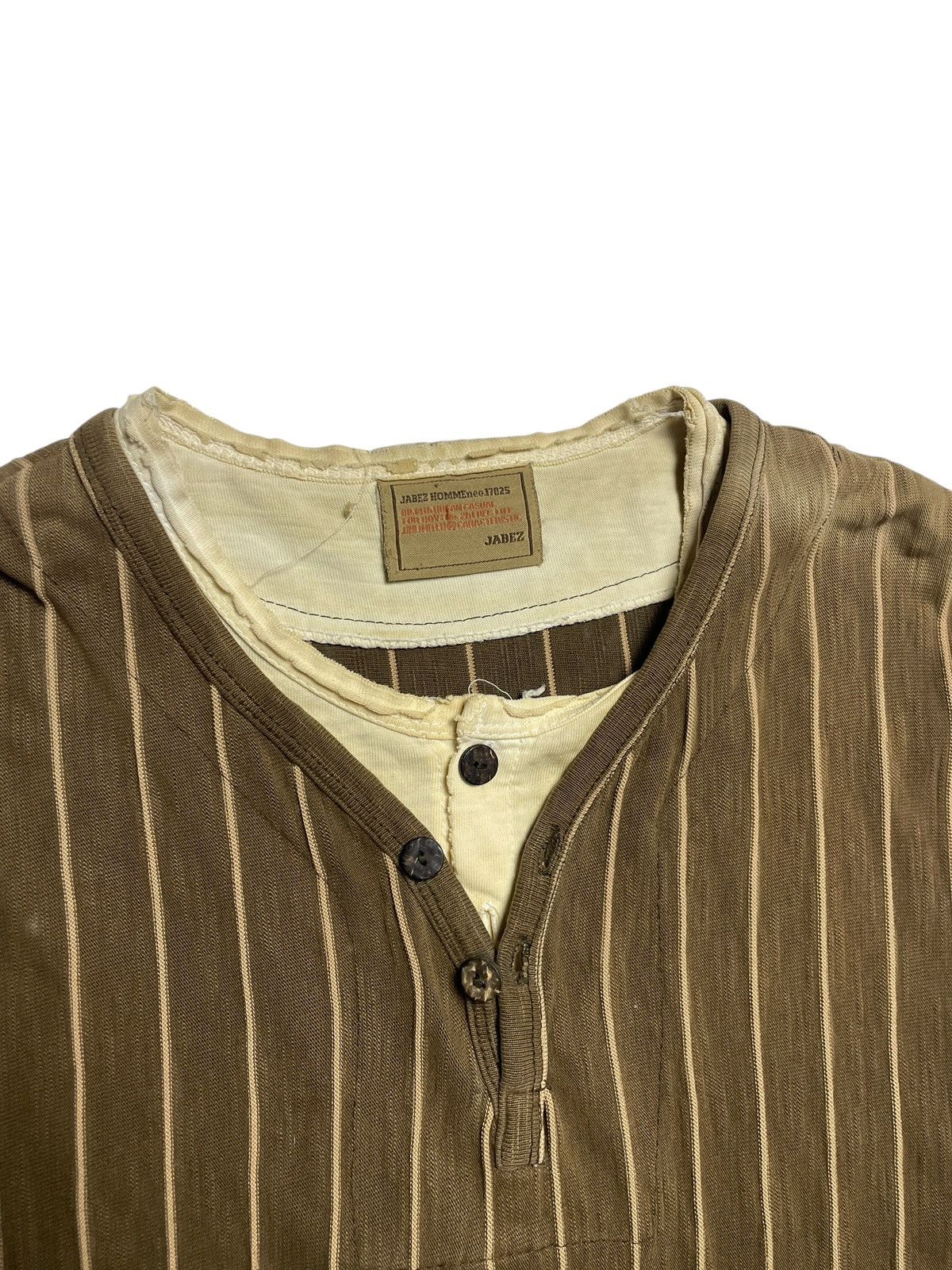 20471120 2000’s Jabez Homme - Crushed Double Collar LongSleeve Size US M / EU 48-50 / 2 - 3 Thumbnail