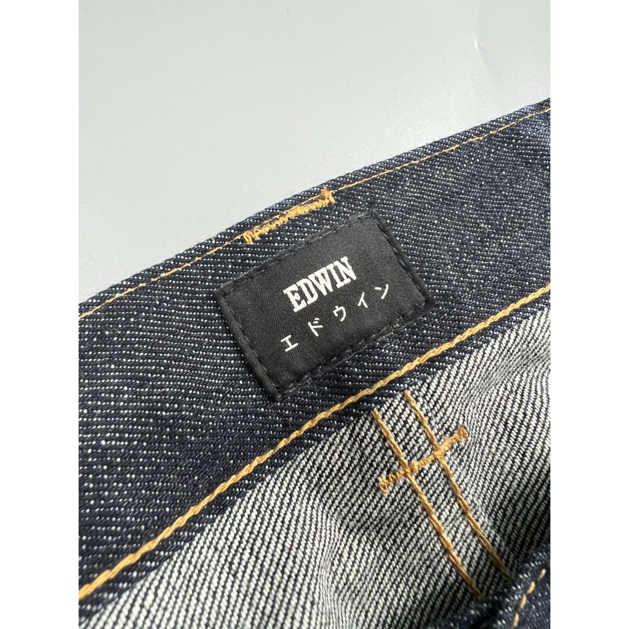 Edwin Edwin ED-71 Raw Selvedge Denim Jeans Pants (Y0965) Size US 31 - 9 Thumbnail