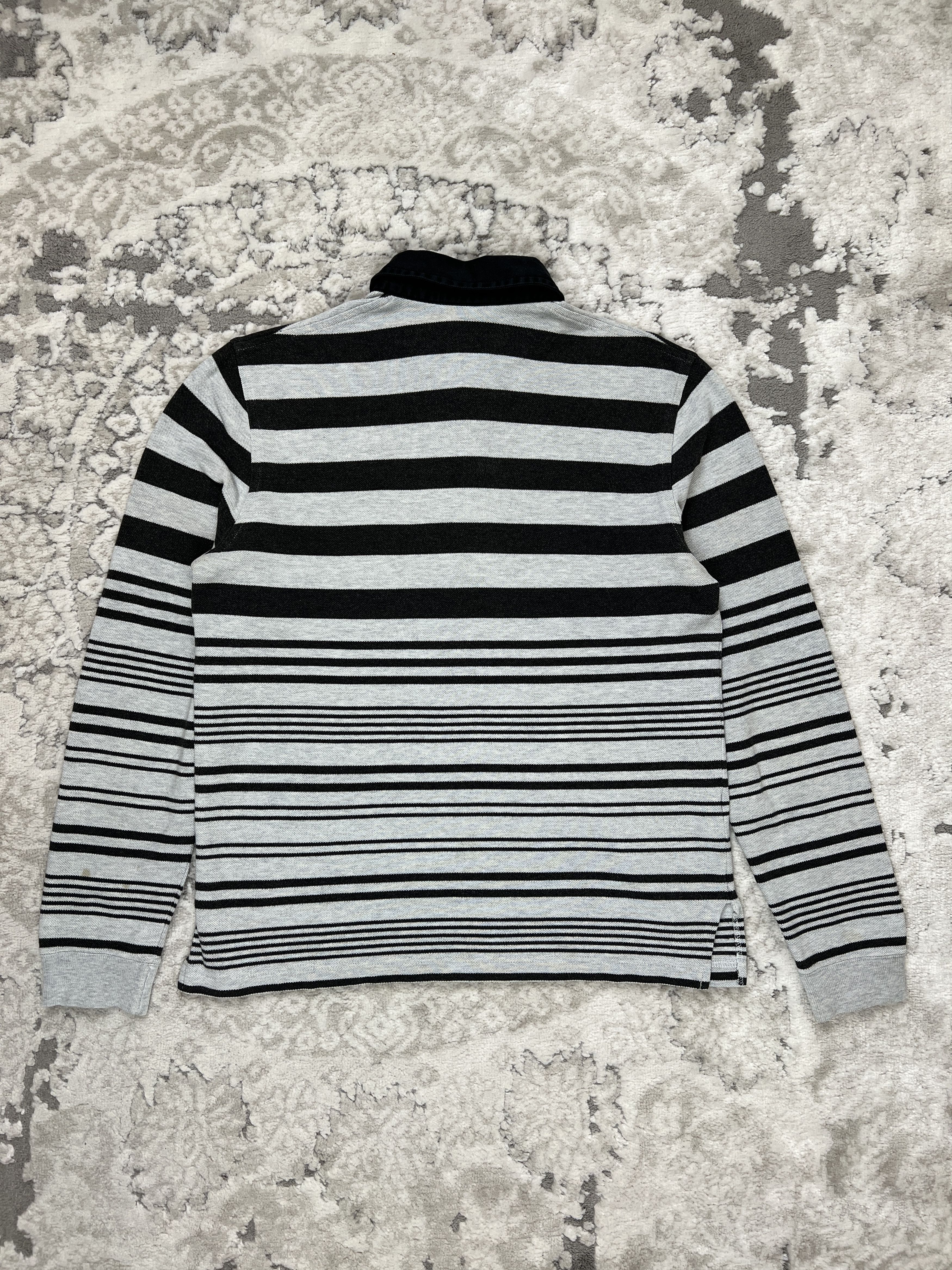 Lacoste Lacoste Striped Long Sleeve Polo Shirt Devanlay Era S Size US S / EU 44-46 / 1 - 11 Thumbnail