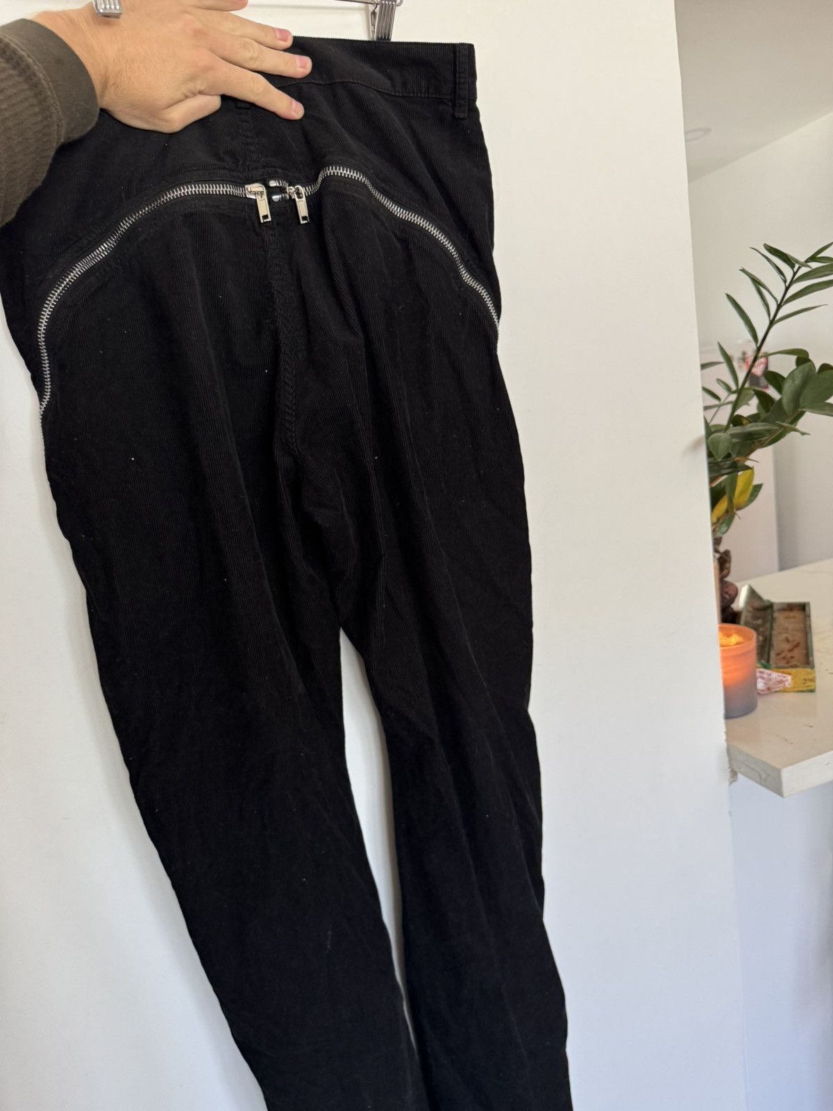 Rick Owens Corduroy Bolan Banana Trousers Size US 31 - 2 Thumbnail