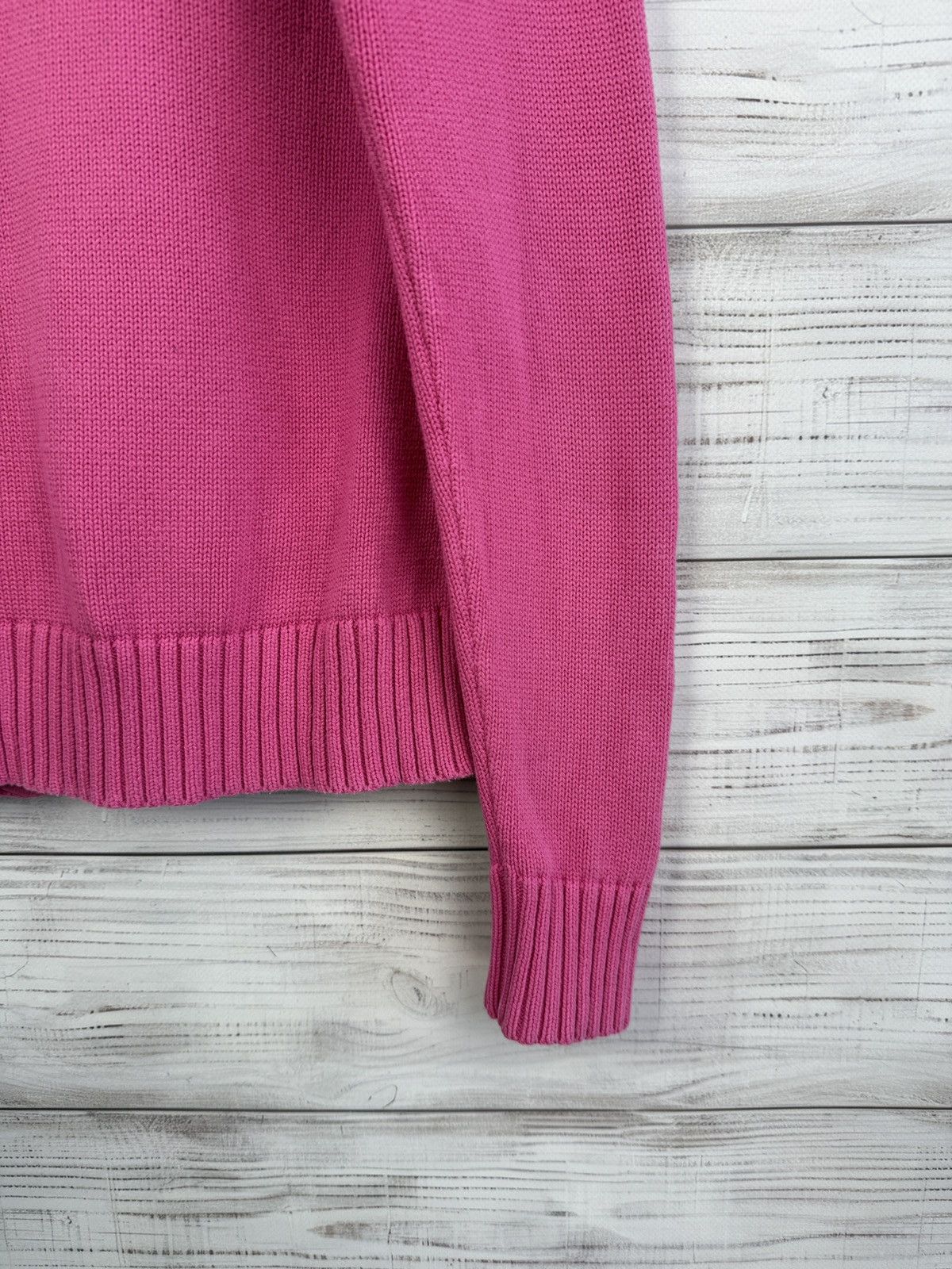 Polo Ralph Lauren 90s Polo Ralph Lauren Sport Vintage Knit Zip Sweater Size L / US 10 / IT 46 - 14 Thumbnail