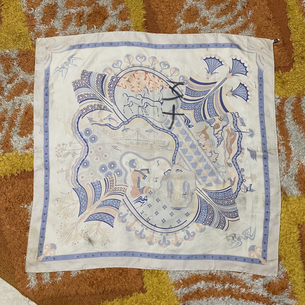 Hermes ☀️Hermes Les Printemps de Thera silk scarf by J.Abadie Size ONE SIZE - 13 Thumbnail