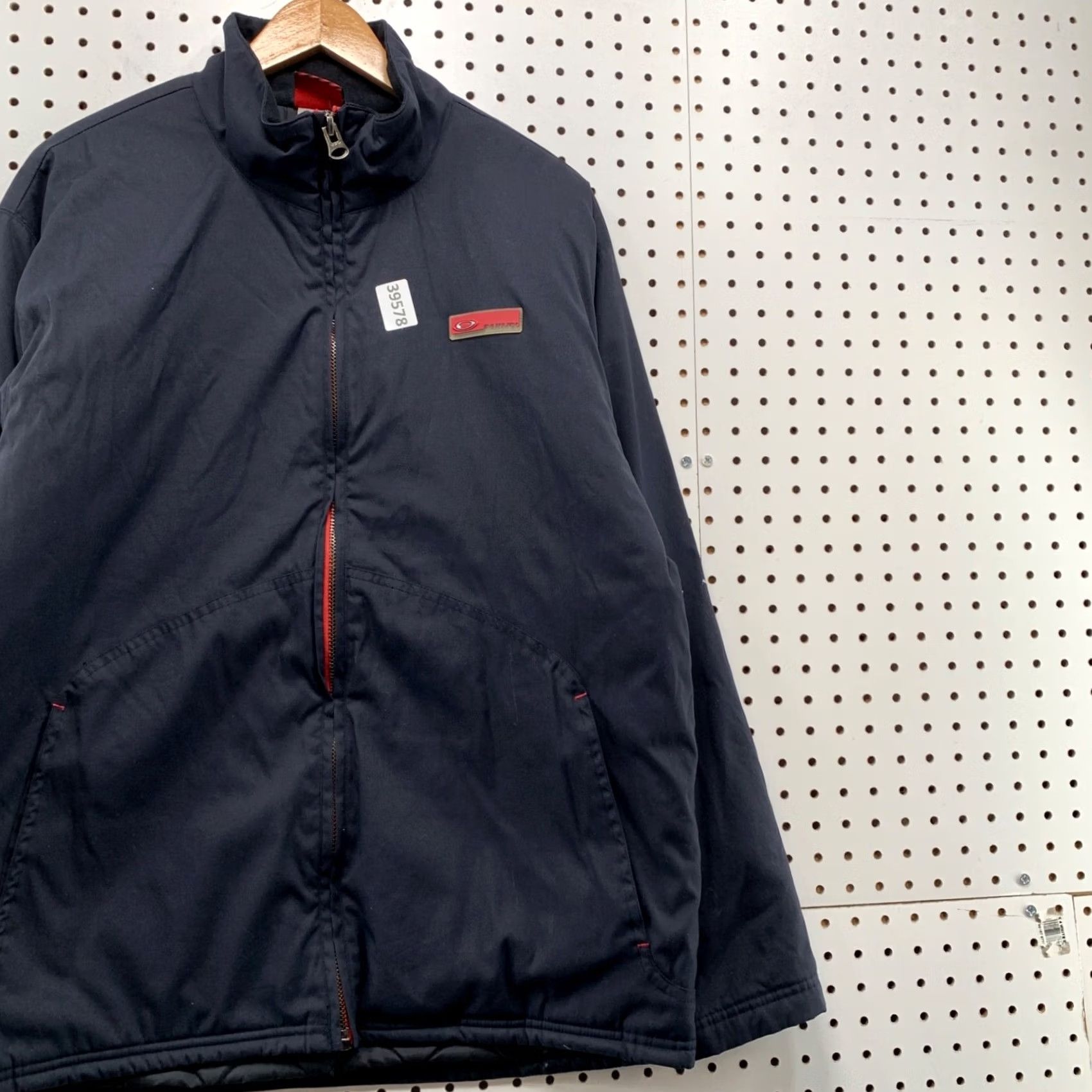Oakley VINTAGE Oakley Jacket Mens Medium Black Red Nylon Winter Size US M / EU 48-50 / 2 - 6 Thumbnail