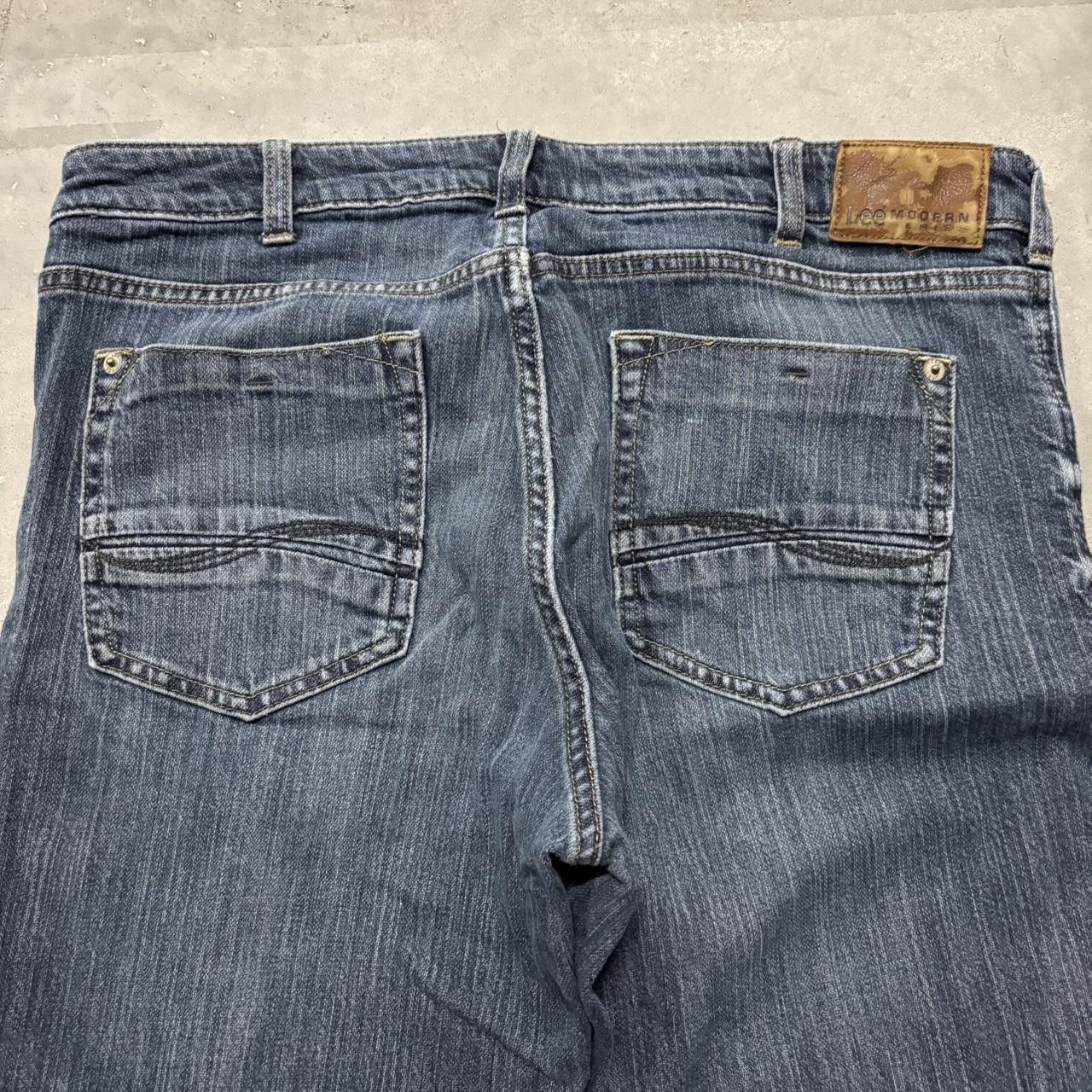 Japanese Brand × Vintage Crazy Vintage Y2K/2000s Grunge Dark Wash Denim Jeans! Size US 34 / EU 50 - 7 Thumbnail