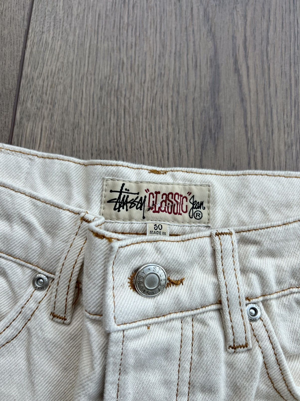 Stussy Stussy Classic Denim Jean Natural 30 Size US 30 / EU 46 - 3 Thumbnail