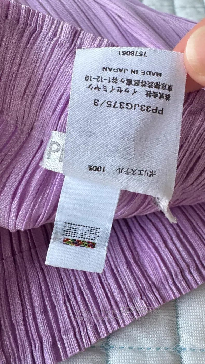 Issey Miyake Issey Miyake size:3 Pink Purple Midi Skirt Size 31" - 4 Thumbnail