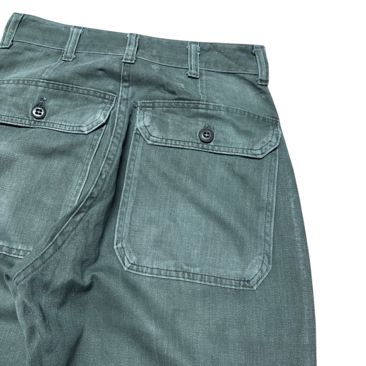 Vintage Vintage US Army OG107 Poplin Fatigue Pants Namwar Size US 28 / EU 44 - 11 Thumbnail