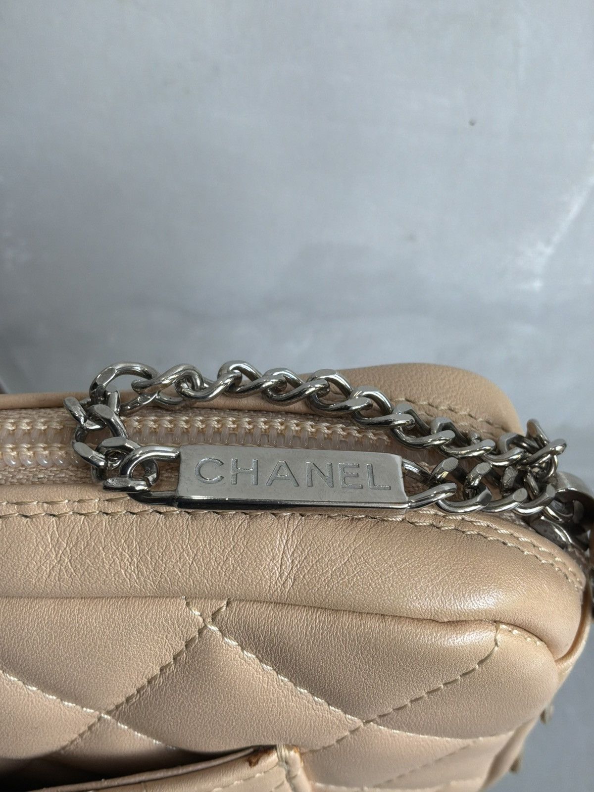 Chanel Chanel - Beige Ligne Cambon Pochette Size ONE SIZE - 13 Thumbnail