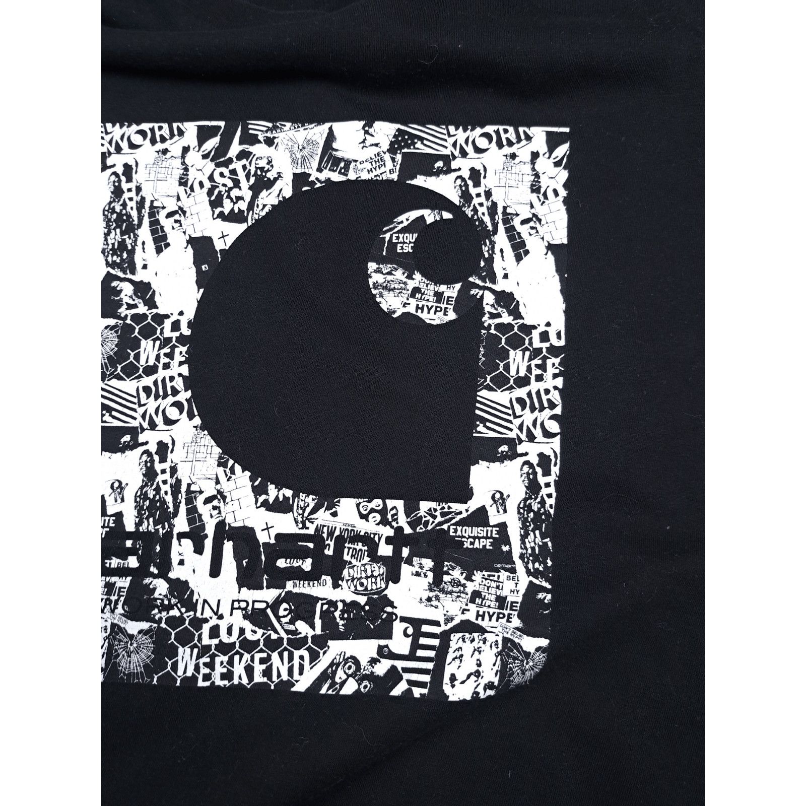 Carhartt × Carhartt Wip 💎CARHARTT WIP S/S COLLAGE T-SHIRT / BLACK / WHITE Size US L / EU 52-54 / 3 - 5 Thumbnail