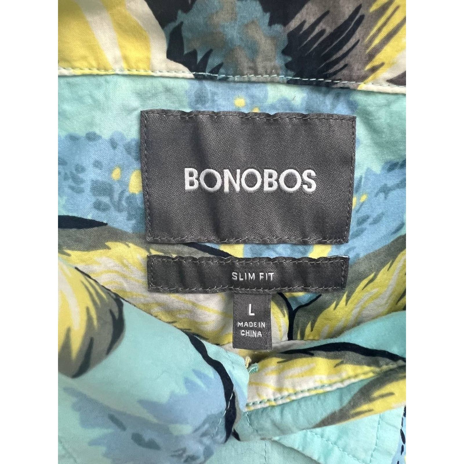 & Other Stories Bonobos Riviera Slim Fit Men’s Shirt Cotton Large A003154 Size US L / EU 52-54 / 3 - 5 Thumbnail